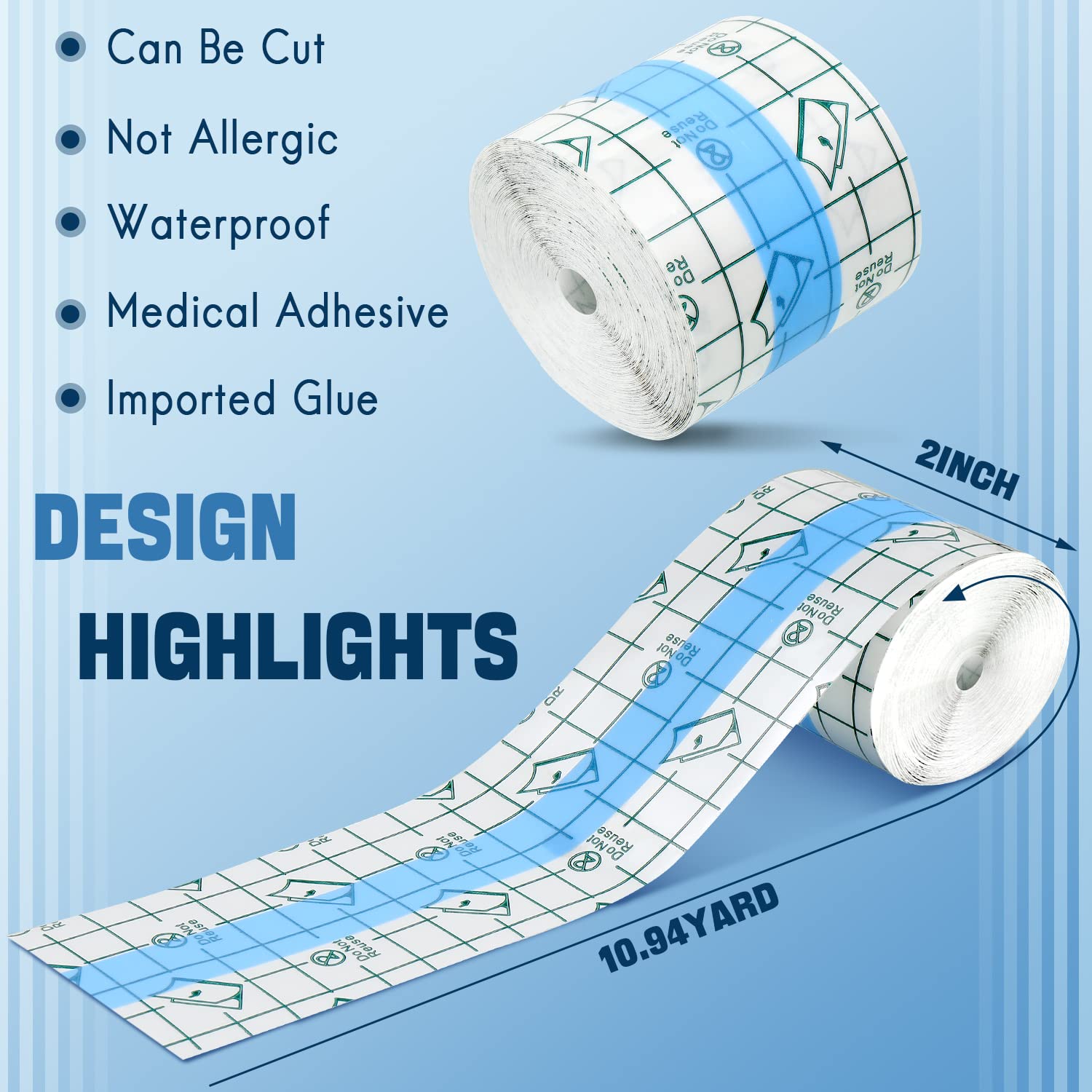 BBTO curita transparente impermeable para duchas y natación, mantiene la zona seca y protegida.