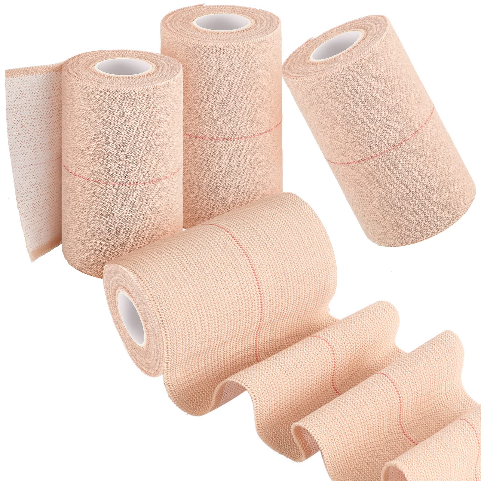 BBTO elastic tape beige fabric close-up shows breathable, skin-friendly material.