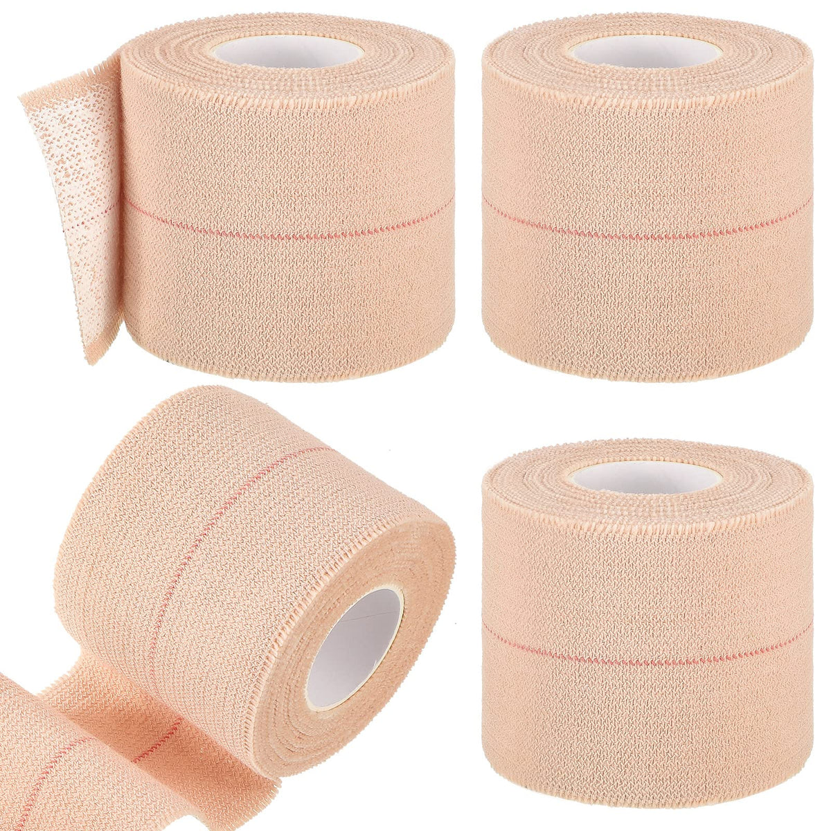 BBTO elastic tape rolls show 2 inch width for versatile wrapping and support