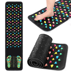BBTO foot massage mat showing sole massage points for targeted relief at home