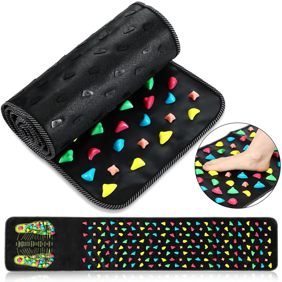 BBTO foot massage mat sole massage zone for daily relief