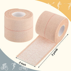BBTO self adhesive bandage wrap stretches securely around joints