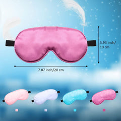 BBTO Silk Sleep Eye Mask pink detail highlighting luxurious satin finish and light blocking