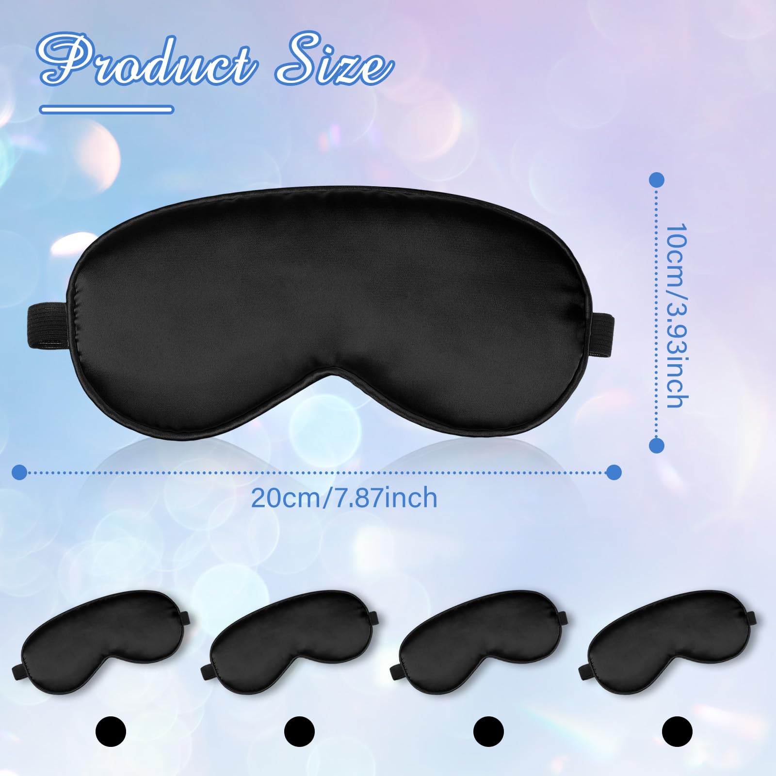 BBTO silk eye mask blocks light for daytime naps