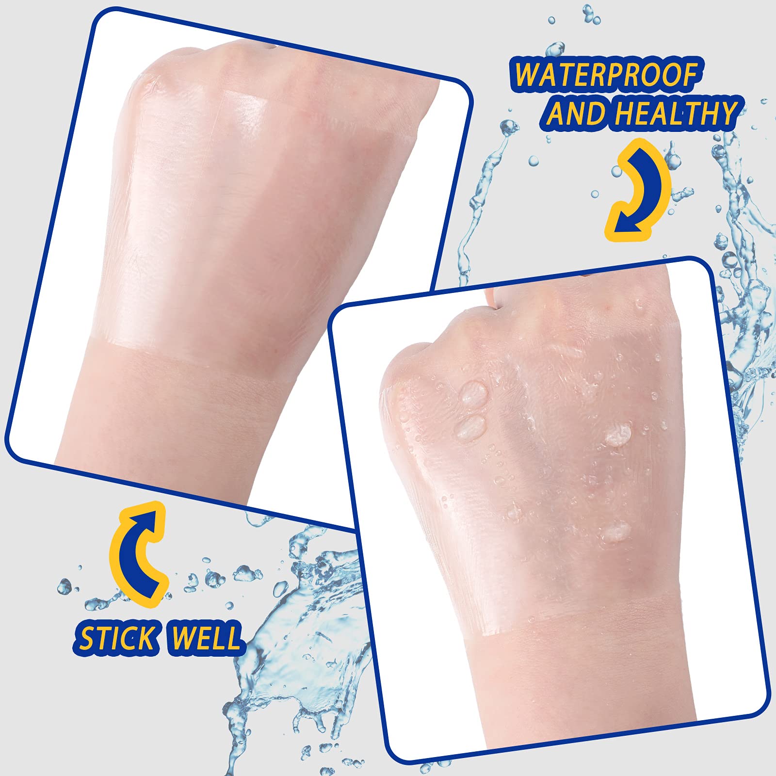 BBTO 8x8 inch bandage offers wide coverage when needed.
