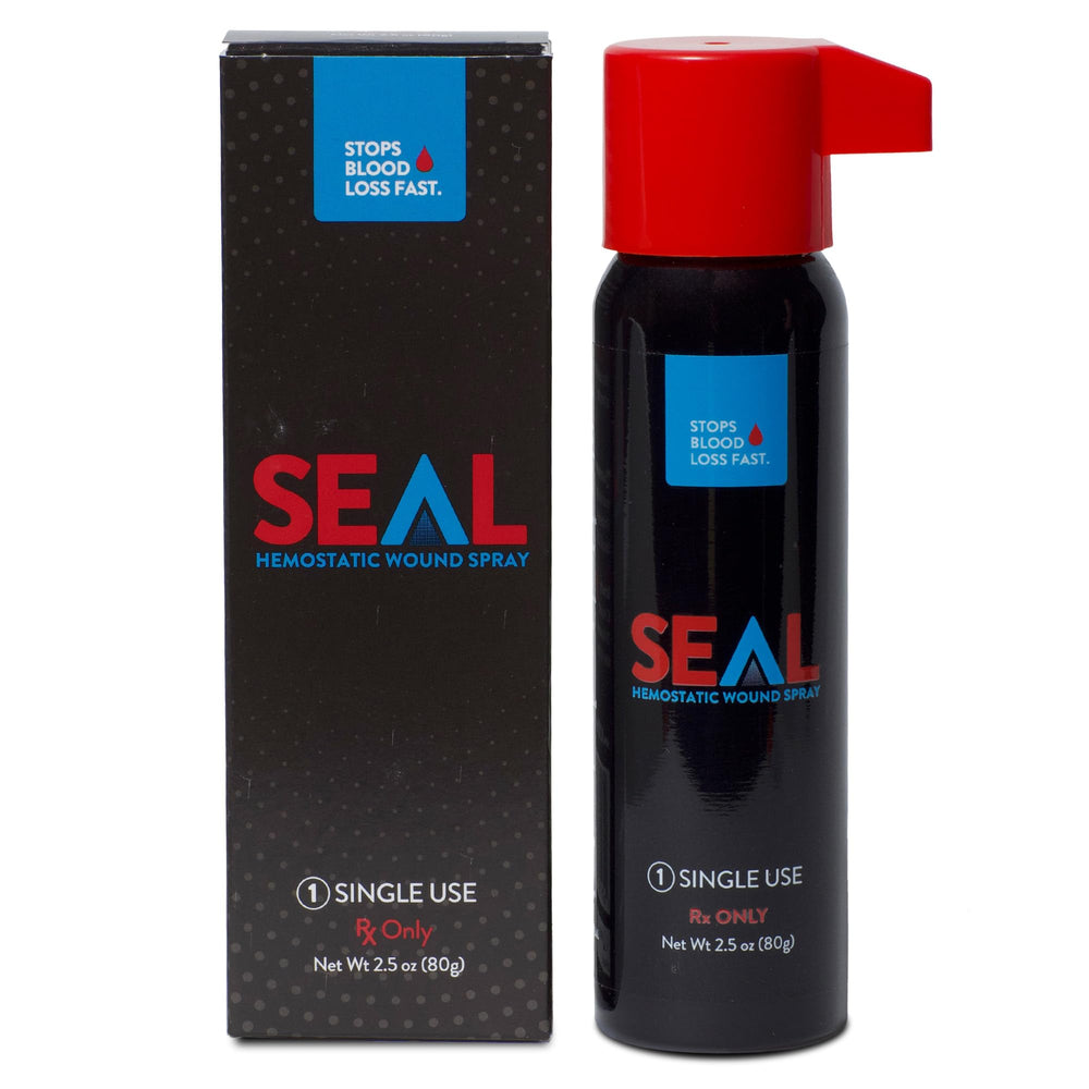 BC3 Technologies SEAL 2.5oz bottle front view for compact wound care on the go.