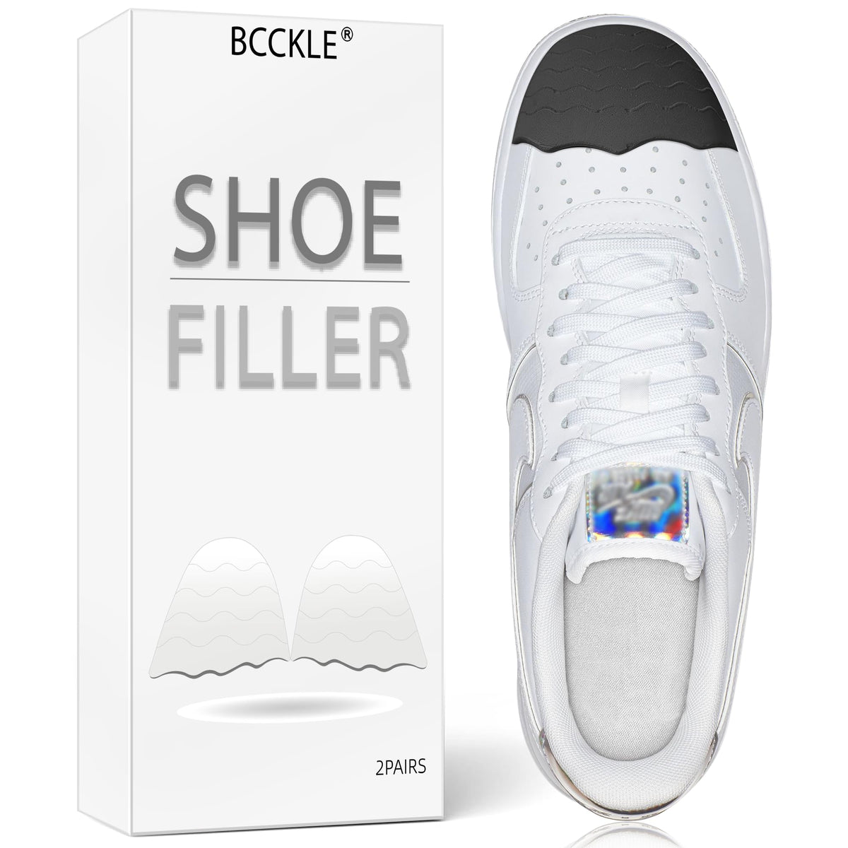 BCCKLE inserciones para zapatos: ajuste inmediato para calzado holgado