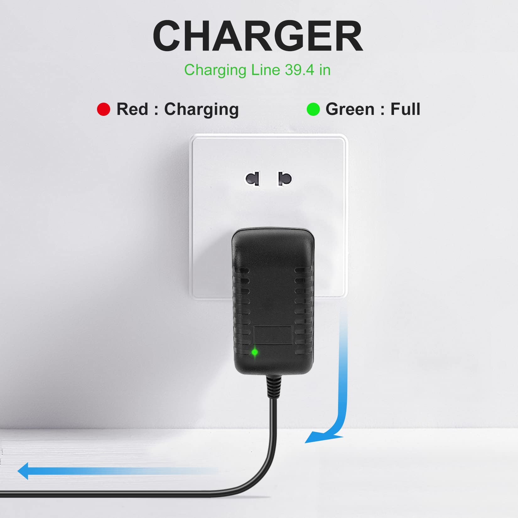 Bccxzm 16.8V charger with adaptable current for multiple devices