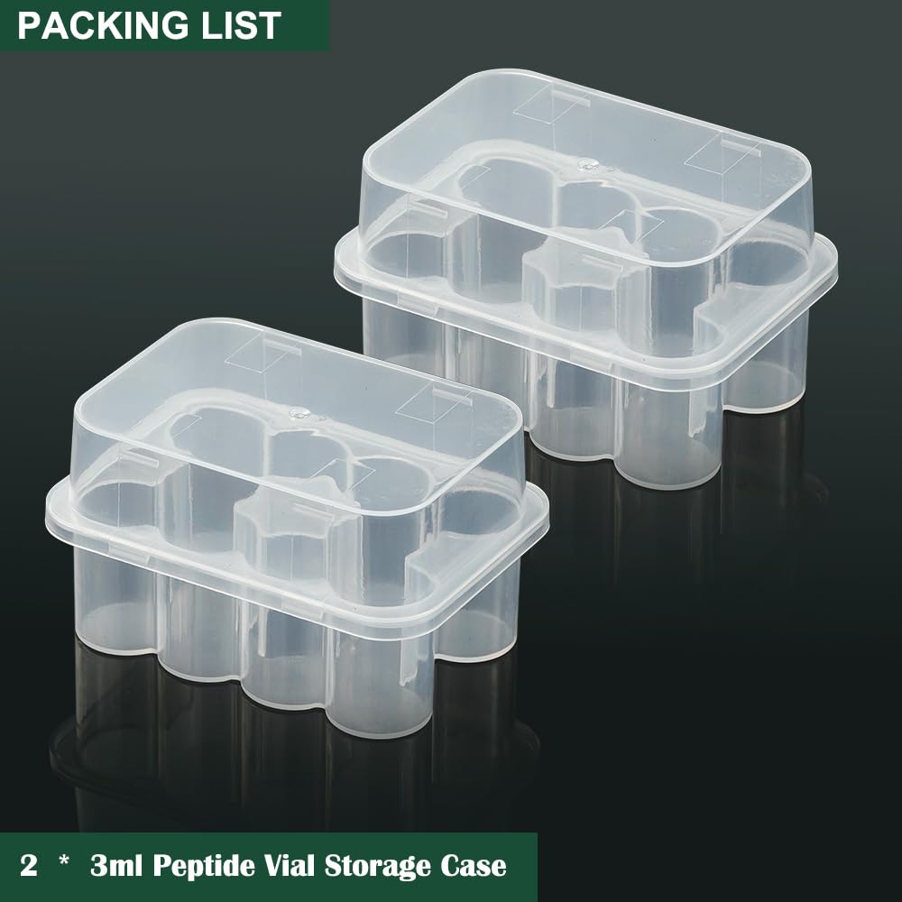 BCDHAMATE clear-view vial organizer keeps vials upright and accessible.
