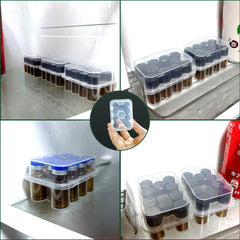 BCDHAMATE insulin and peptide storage case fits 3 mL bottles securely.