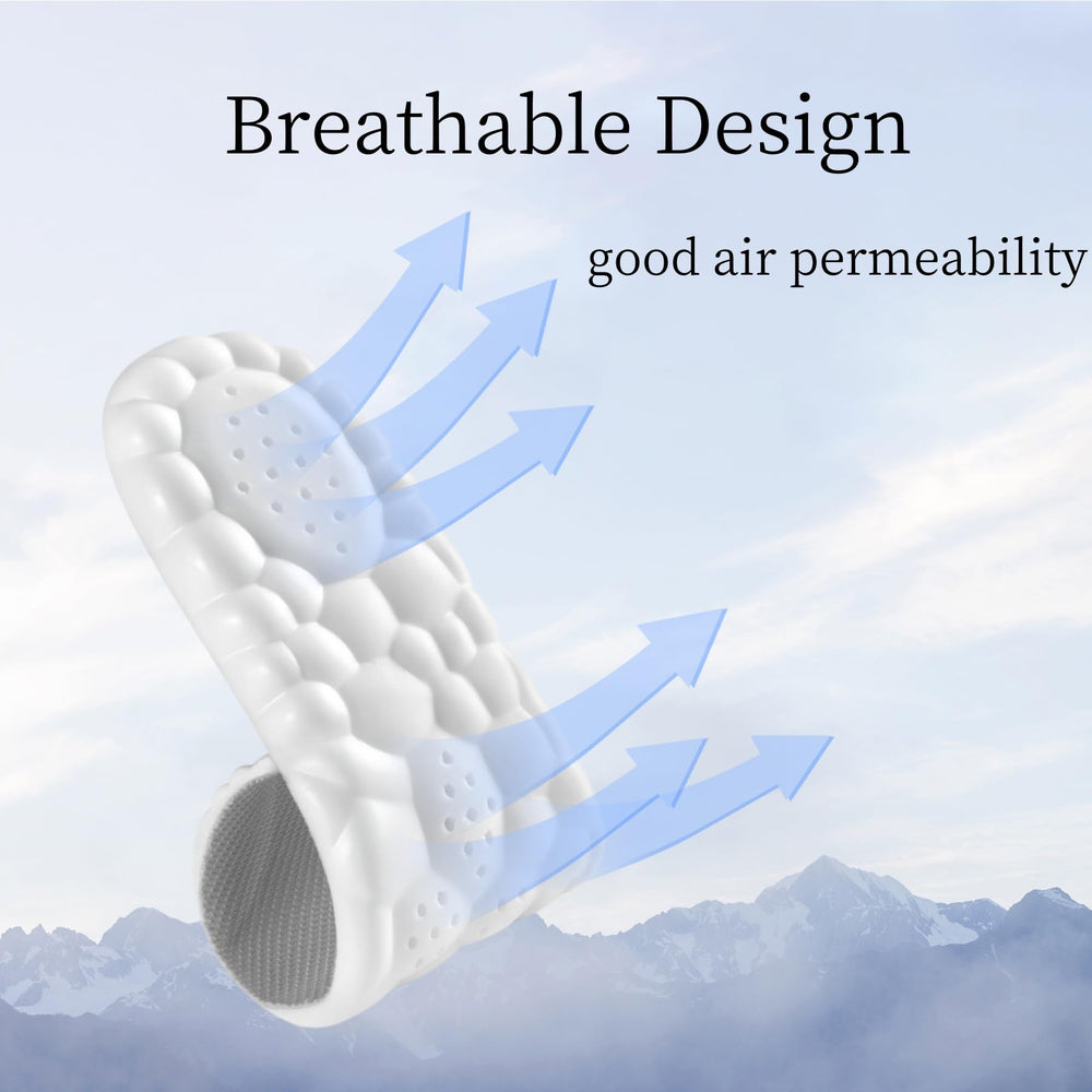 Bcohalrg 4D Cloud Tech insoles free-cutting design for a custom fit