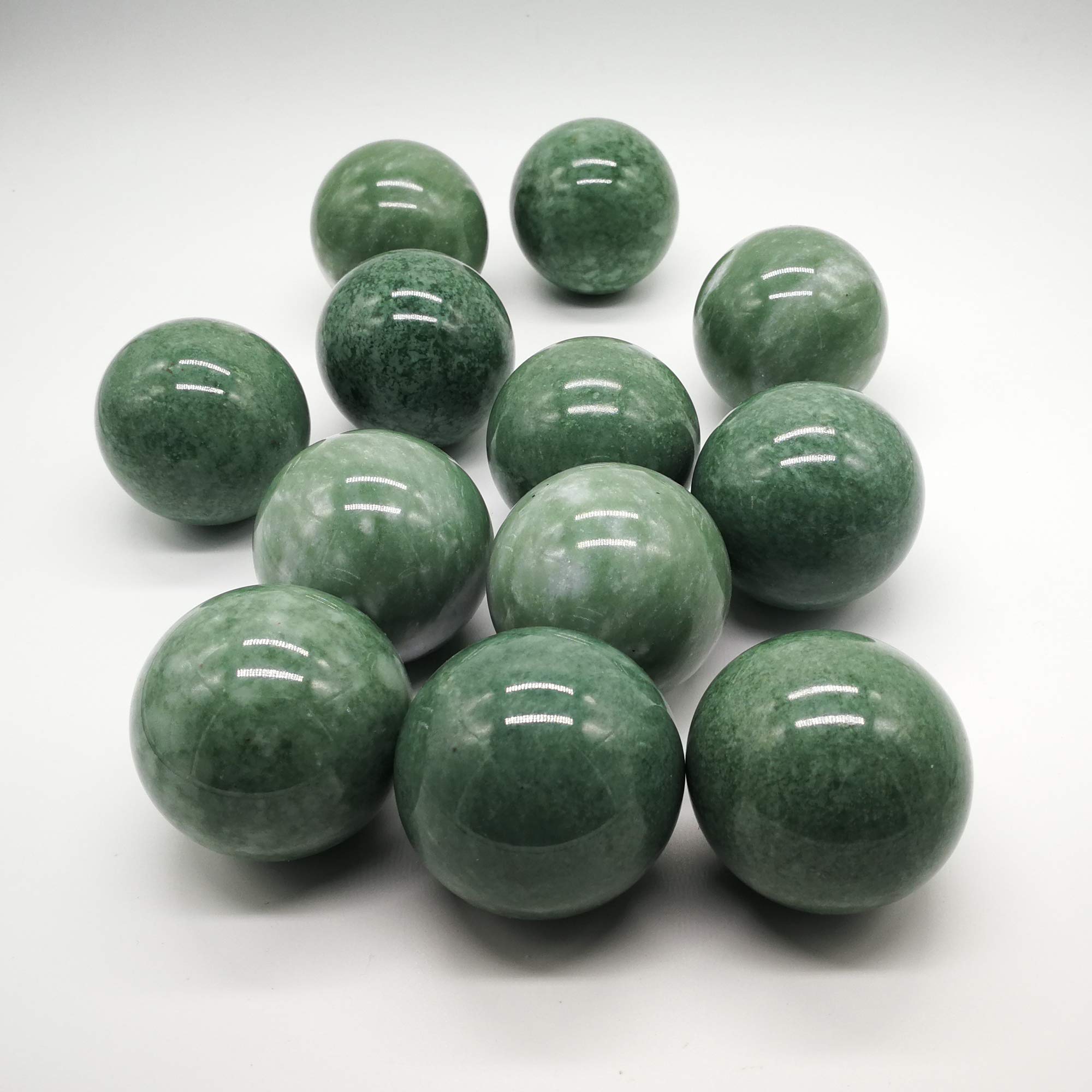 BCQLI smooth marble Baoding balls provide steady grip during routines.