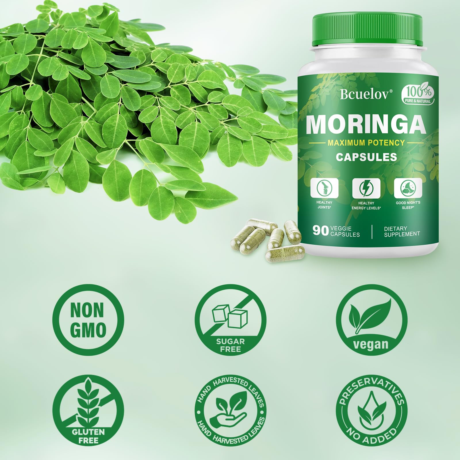 Bcuelov Moringa capsules morning routine shot encouraging consistency