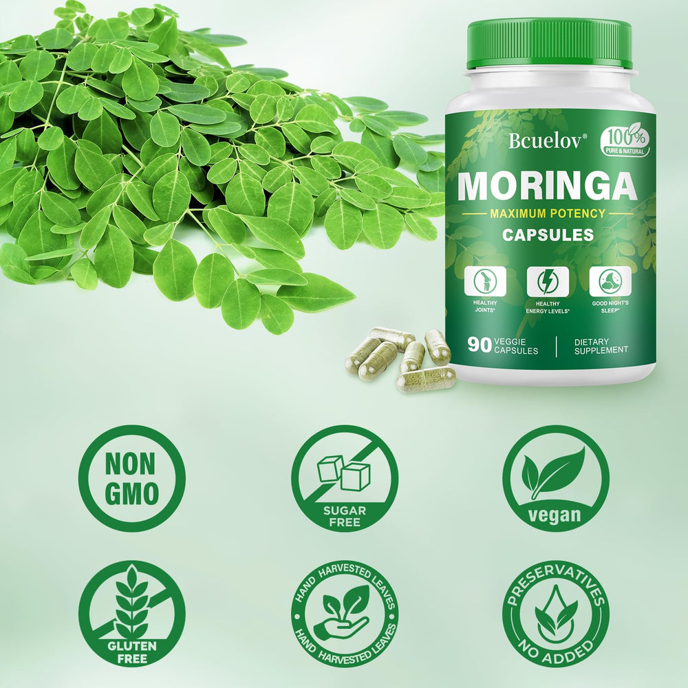 Bcuelov Moringa capsules morning routine shot encouraging consistency