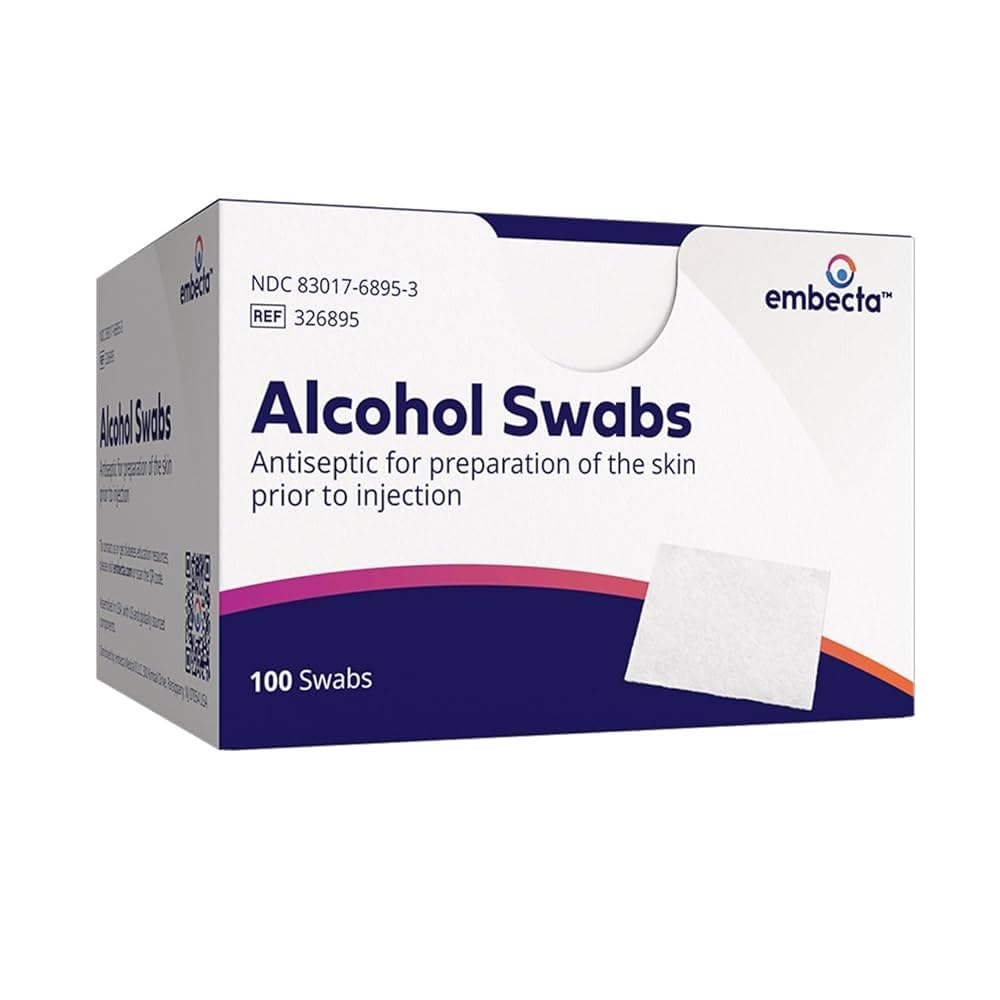 BD Alcohol Swabs show soft, thick texture ideal for gentle skin prep