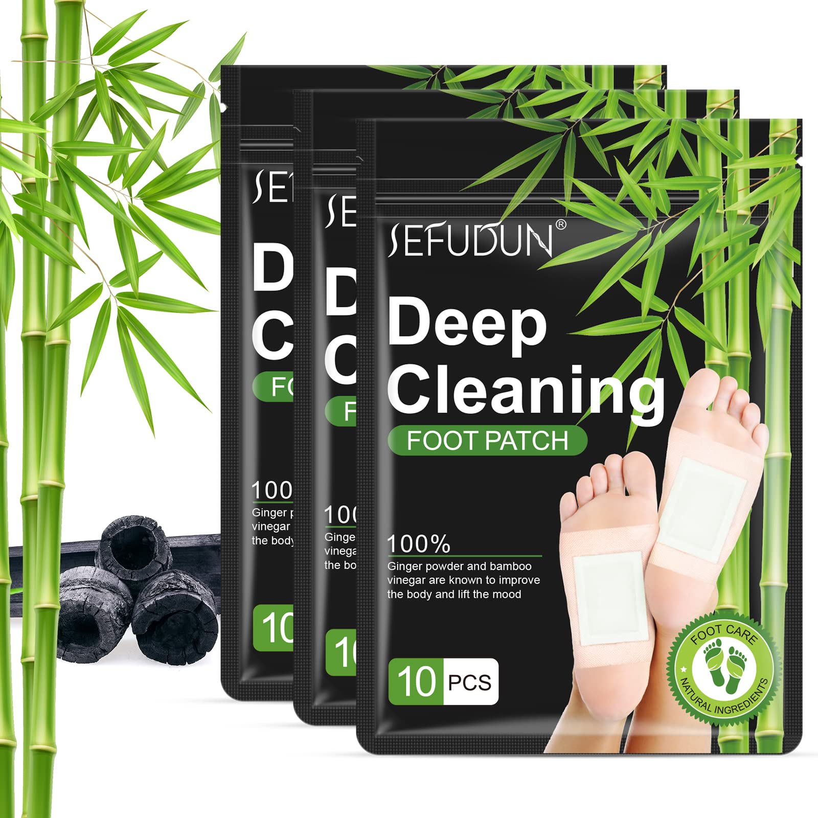 BDBFZCFP ginger and bamboo vinegar pads pack for a natural cleansing routine and relaxation