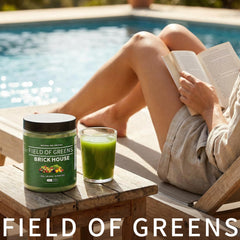 BDQBDQ Field of Greens smoothie bowl with vibrant greens for a healthy breakfast