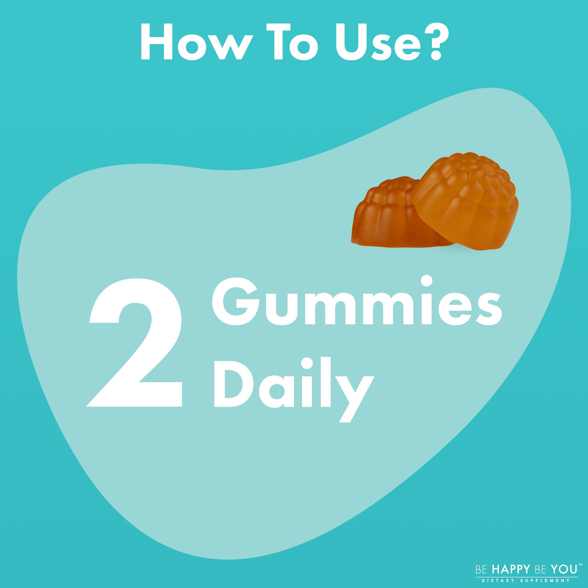 Be Happy Be You Vegan Pectin Gummies celebrate plant-based wellness in daily life.