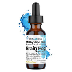 Be-Onguard brain fog supplement bottle with dropper for daily focus