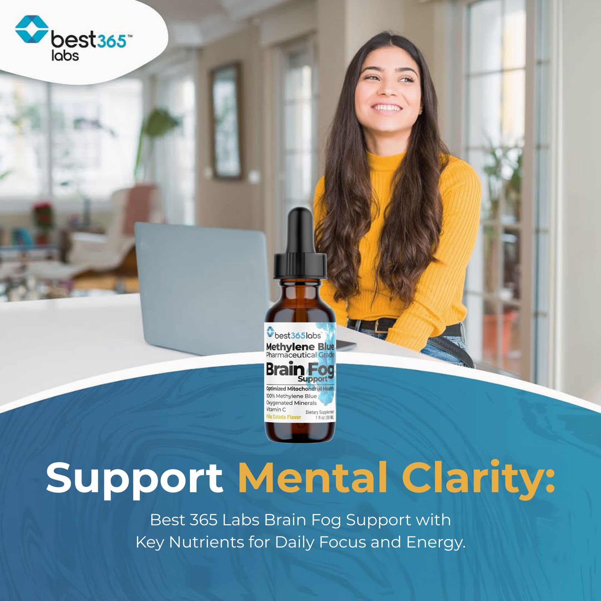 Be-Onguard vitamin C enhanced formula bottle supporting mental energy