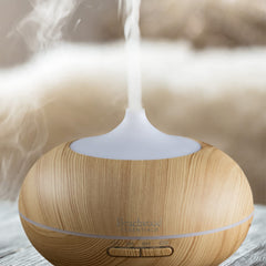 Beachwood diffuser with 3 timer settings offers flexible daily use