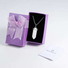 BEADNOVA unisex crystal necklace suitable for women and men for casual and formal looks.
