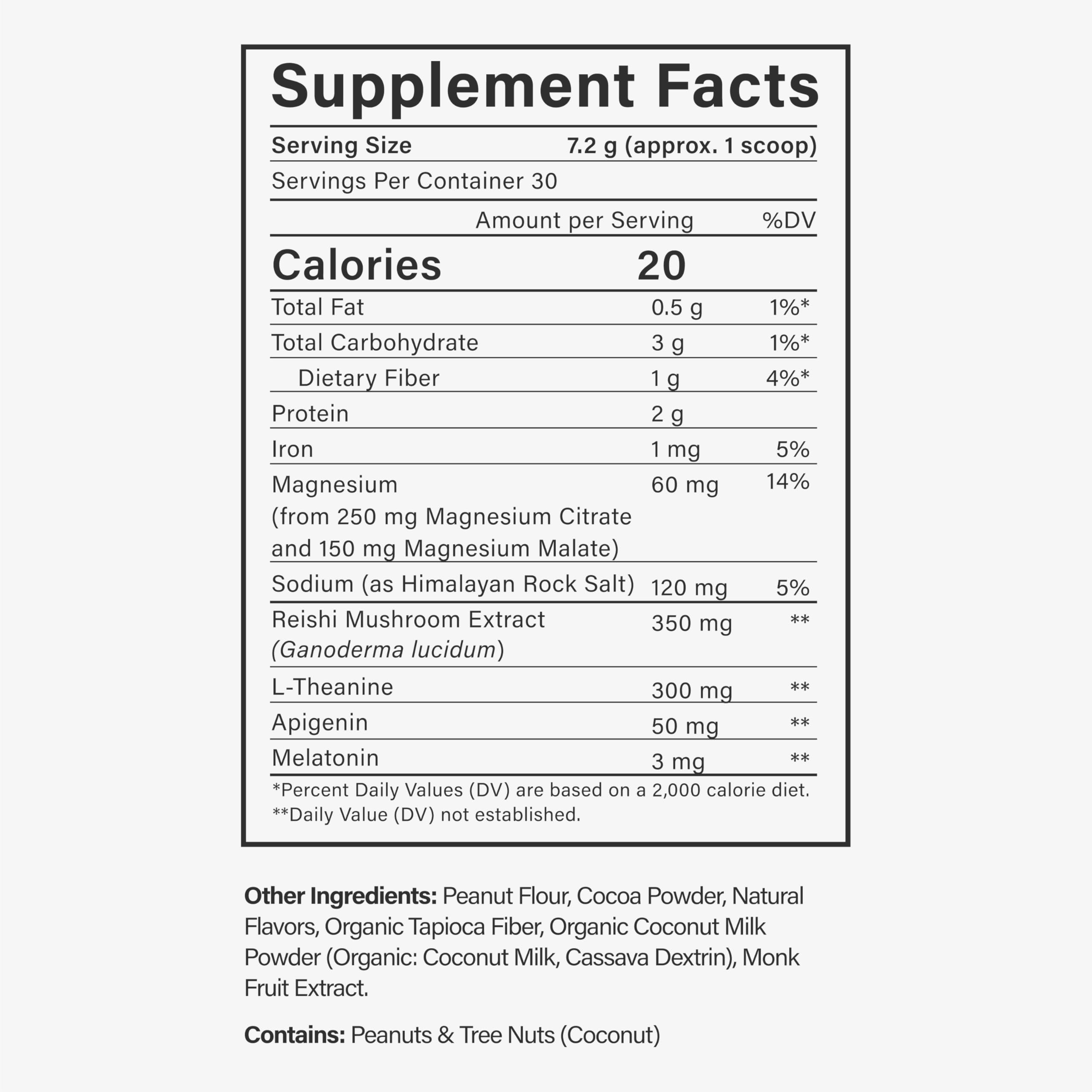 Beam Dream Sleep Powder label shows third-party testing.