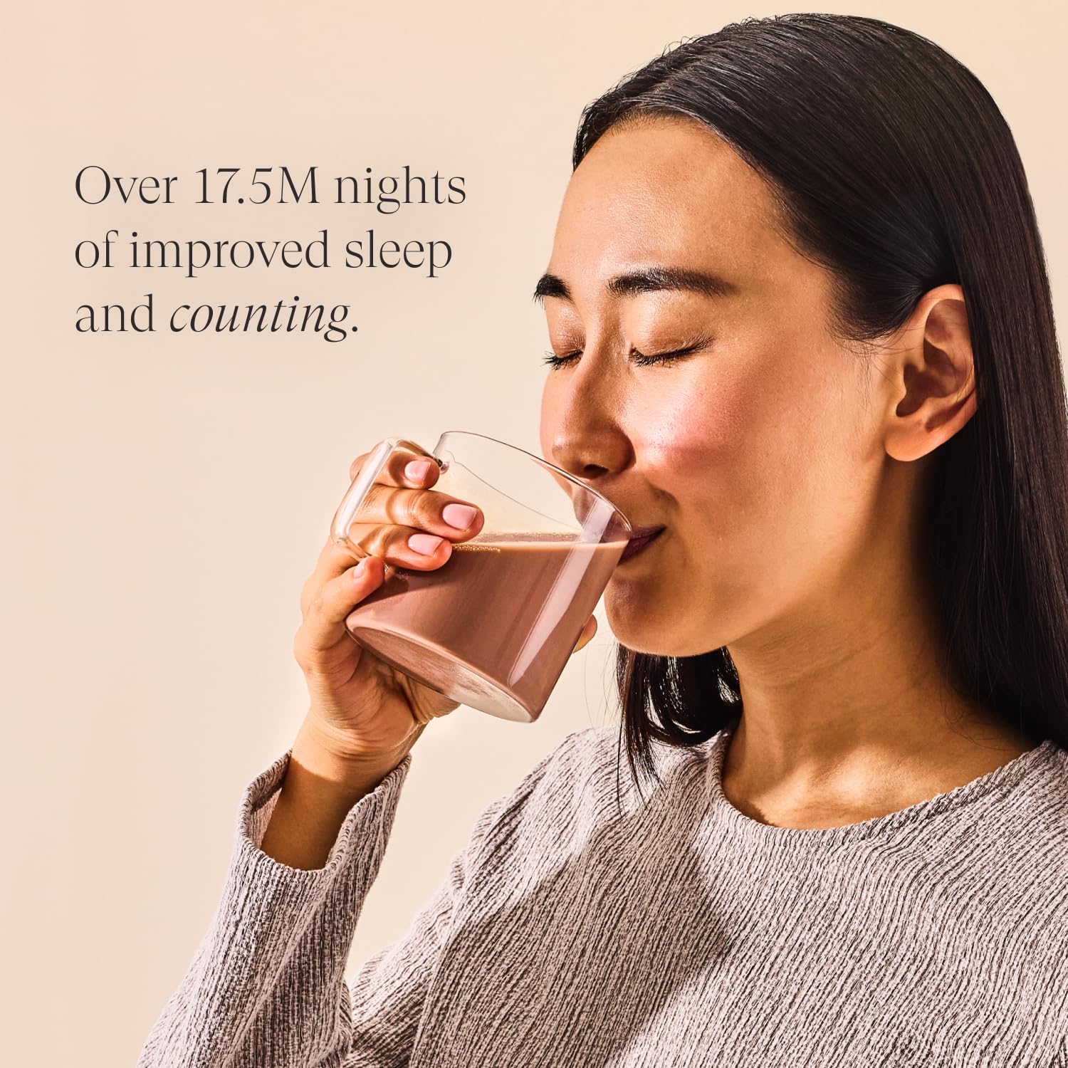 Beam Dream Sleep Powder vegan label confirms plant-based, dairy-free mix