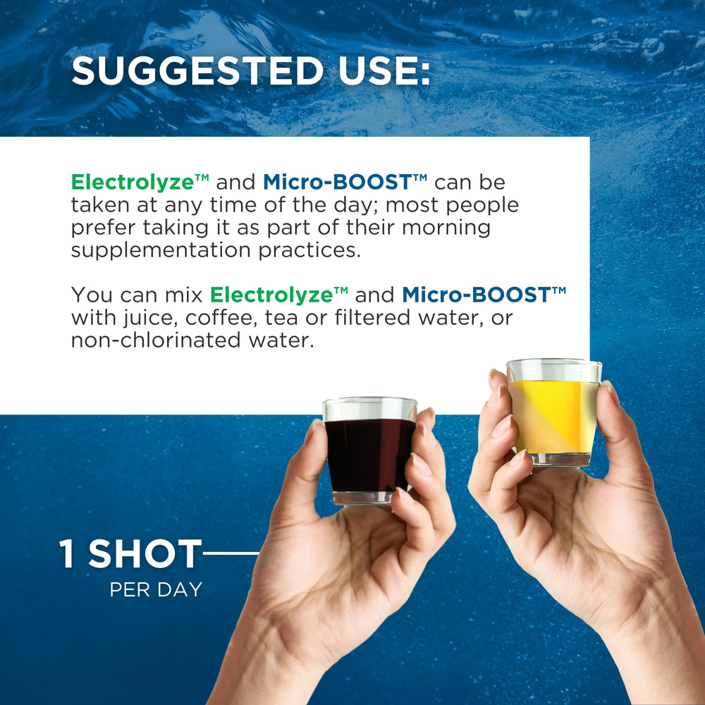 BEAM MINERALS Electrolyze liquid designed for hydration and daily support.