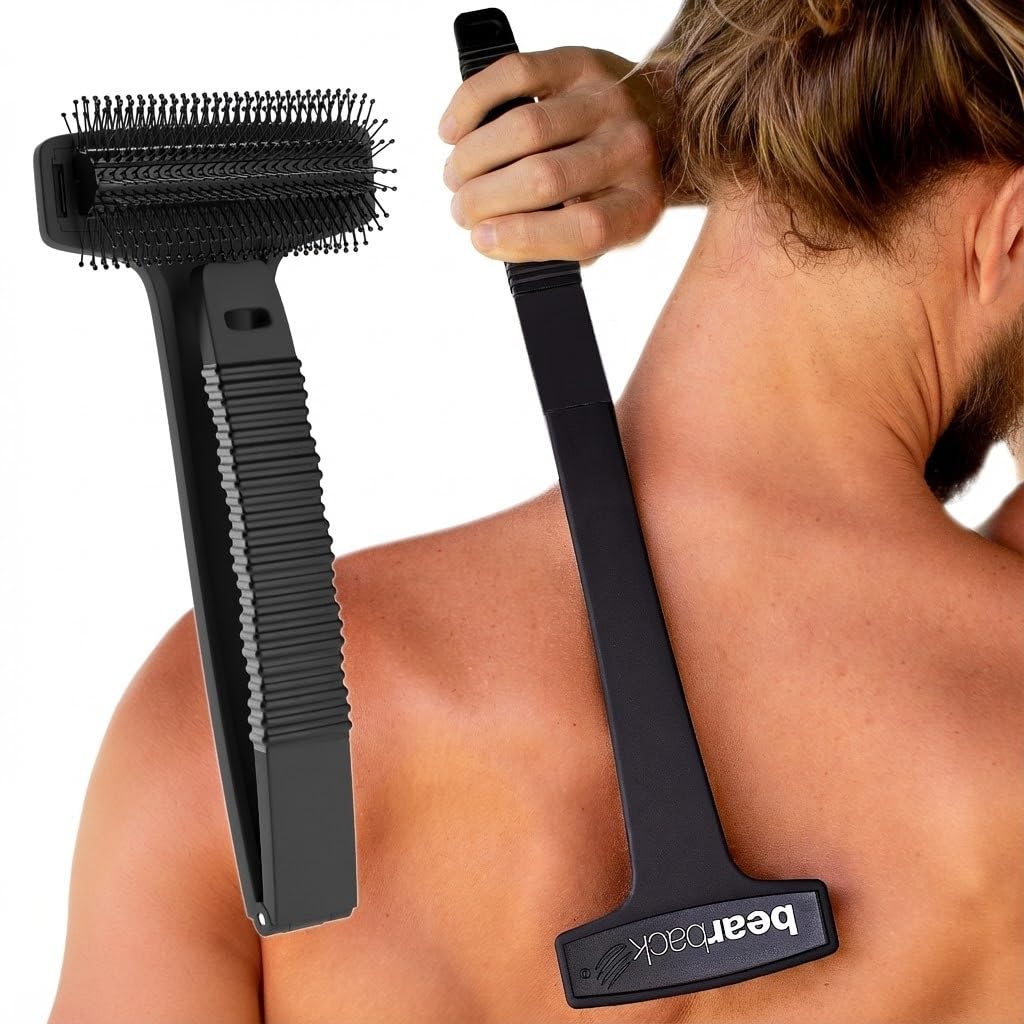 Bearback back-scratcher with 17-inch reach for hard-to-reach relief at home.