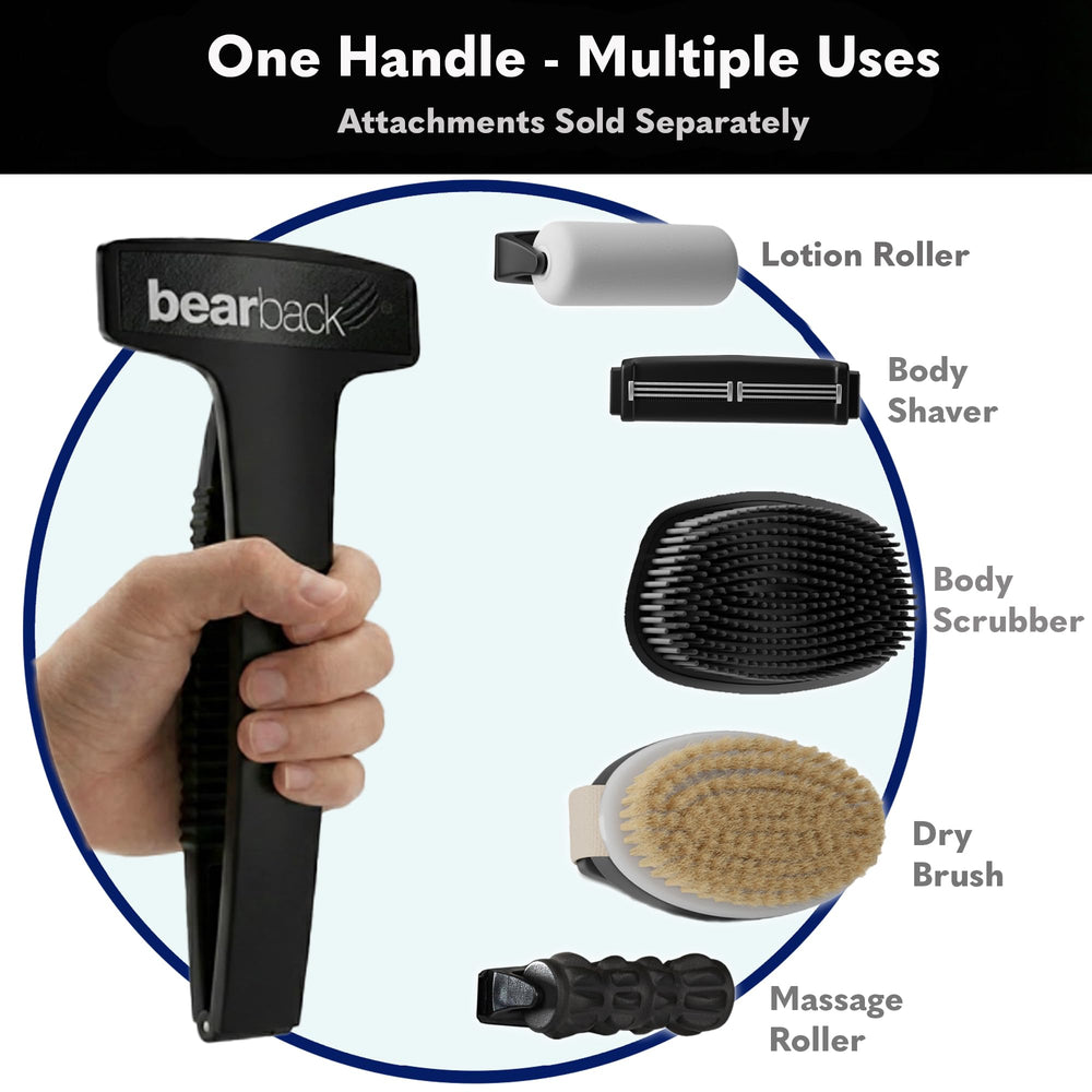 Bearback USA-designed back scratcher showcasing durable build and small business quality.