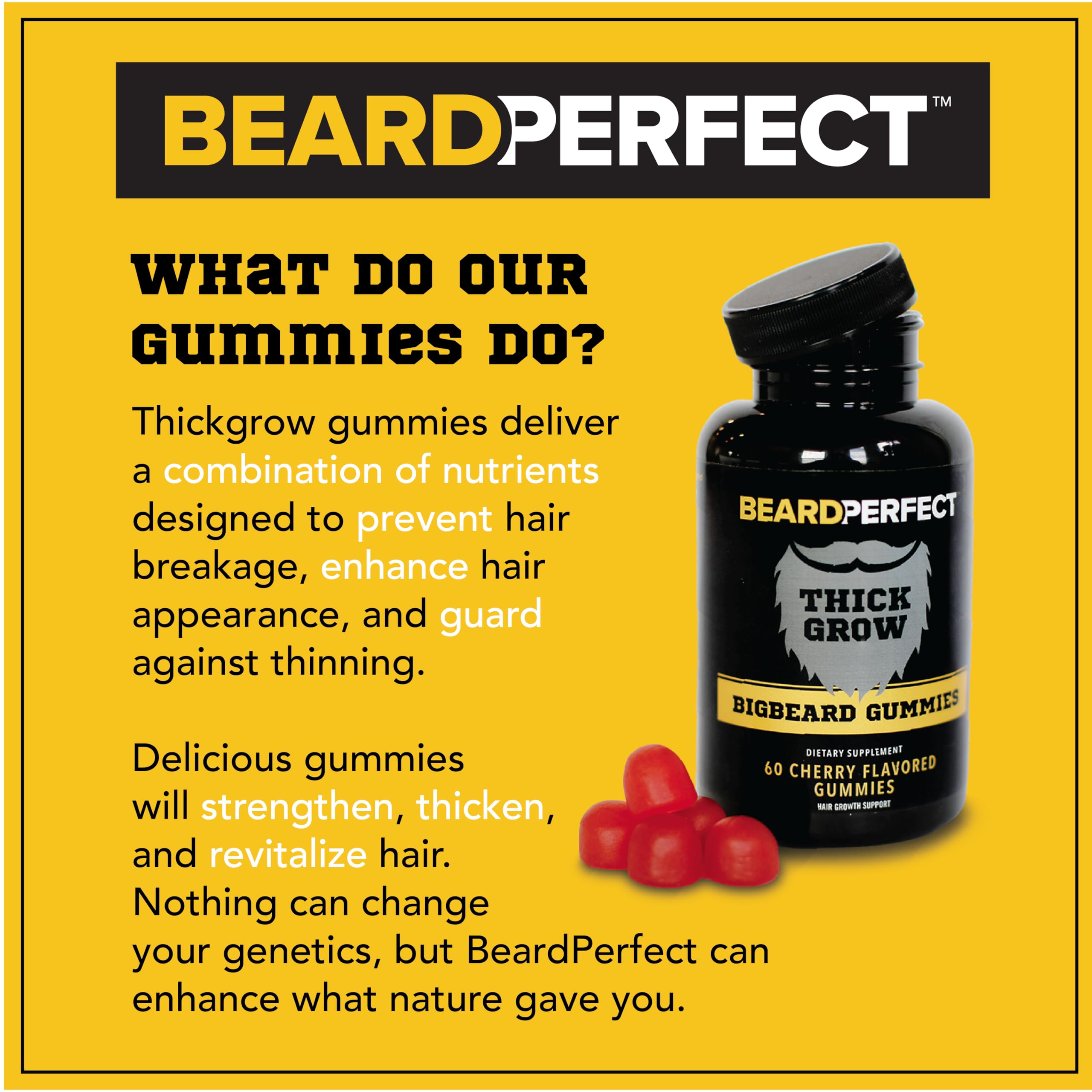 BeardPerfect ThickGrow BigBeard packaging front signals US-made quality and premium ingredients.