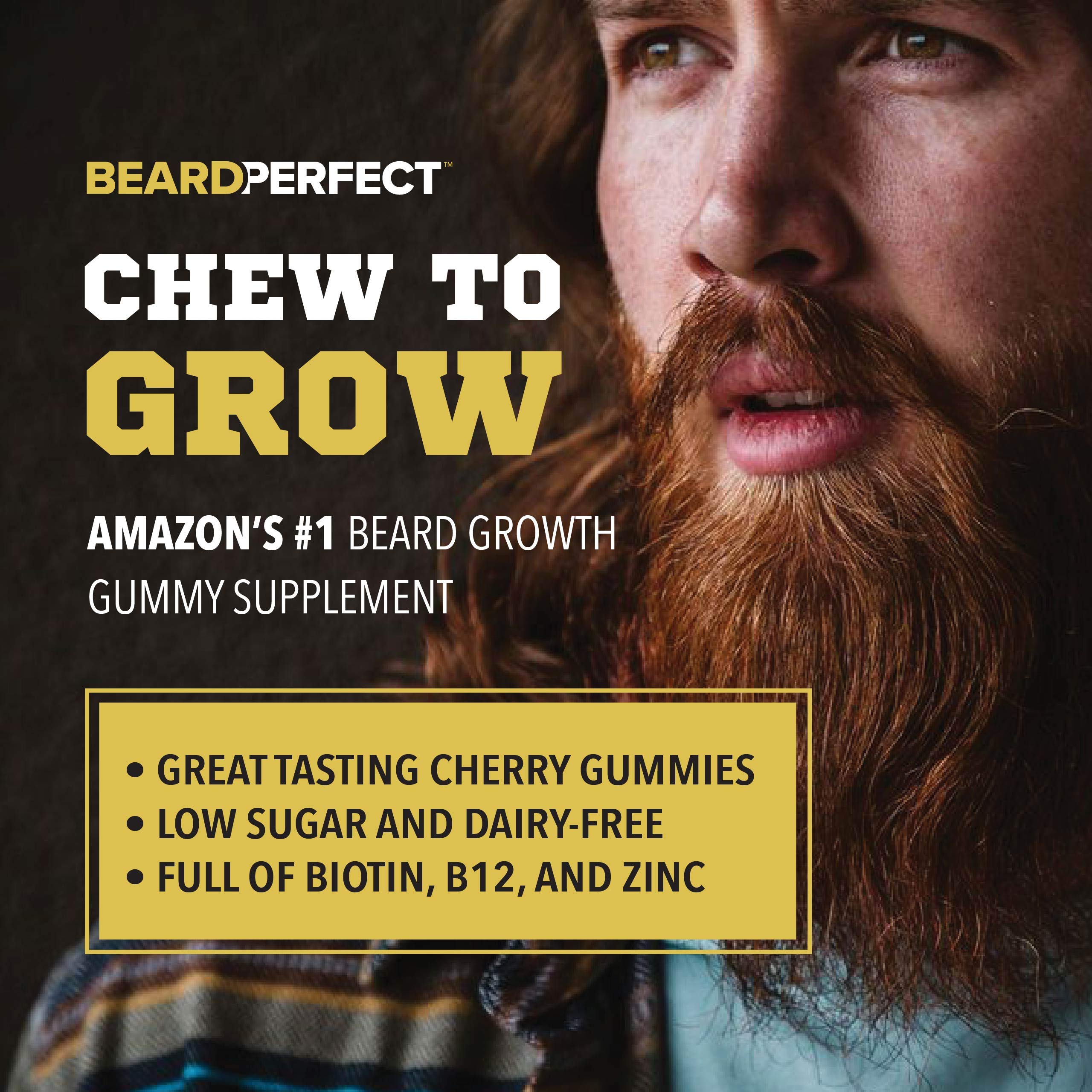 BeardPerfect ThickGrow BigBeard travel pack is ideal for on-the-go beard care.