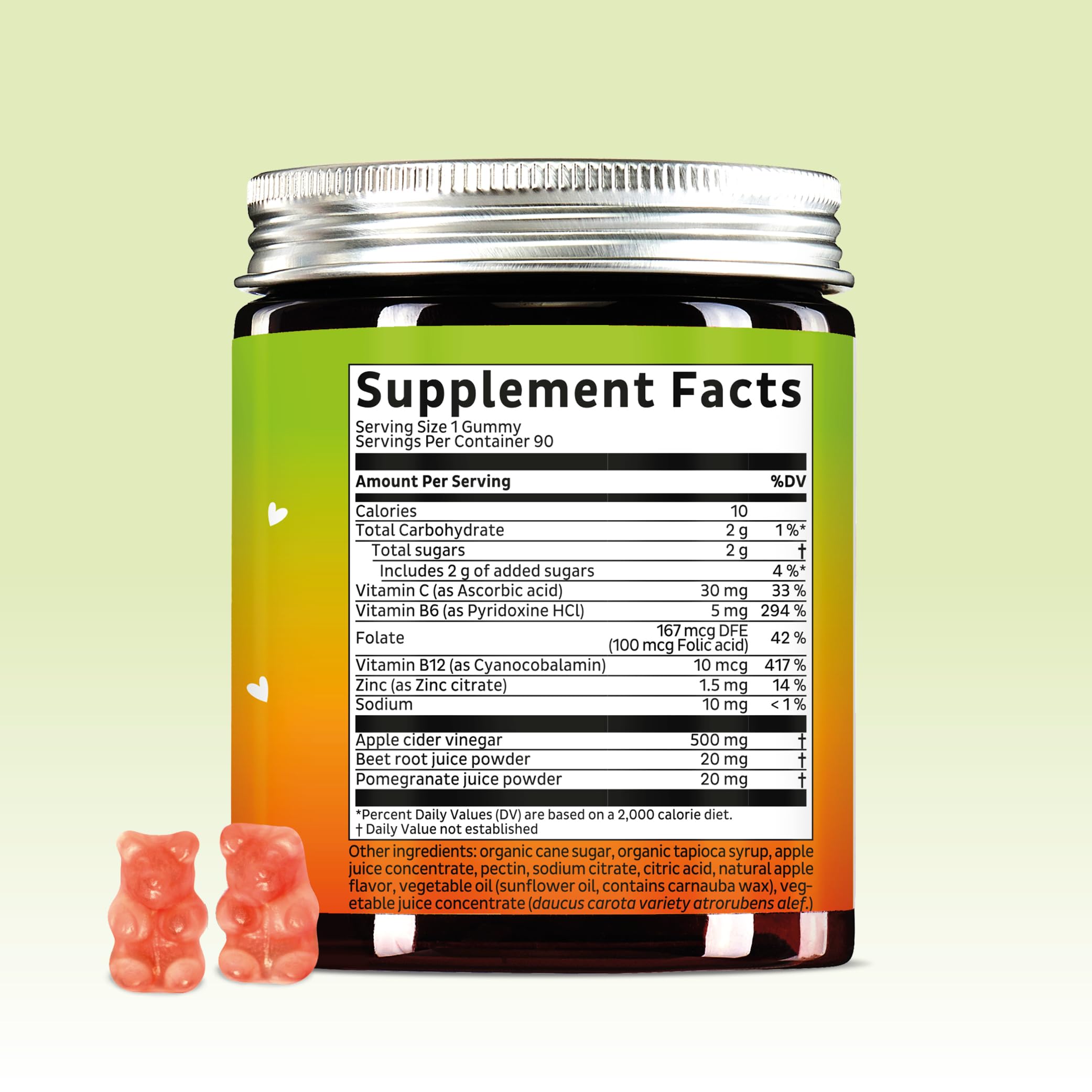 Bears with Benefits gummy hand holding a gummy for a convenient daily ritual