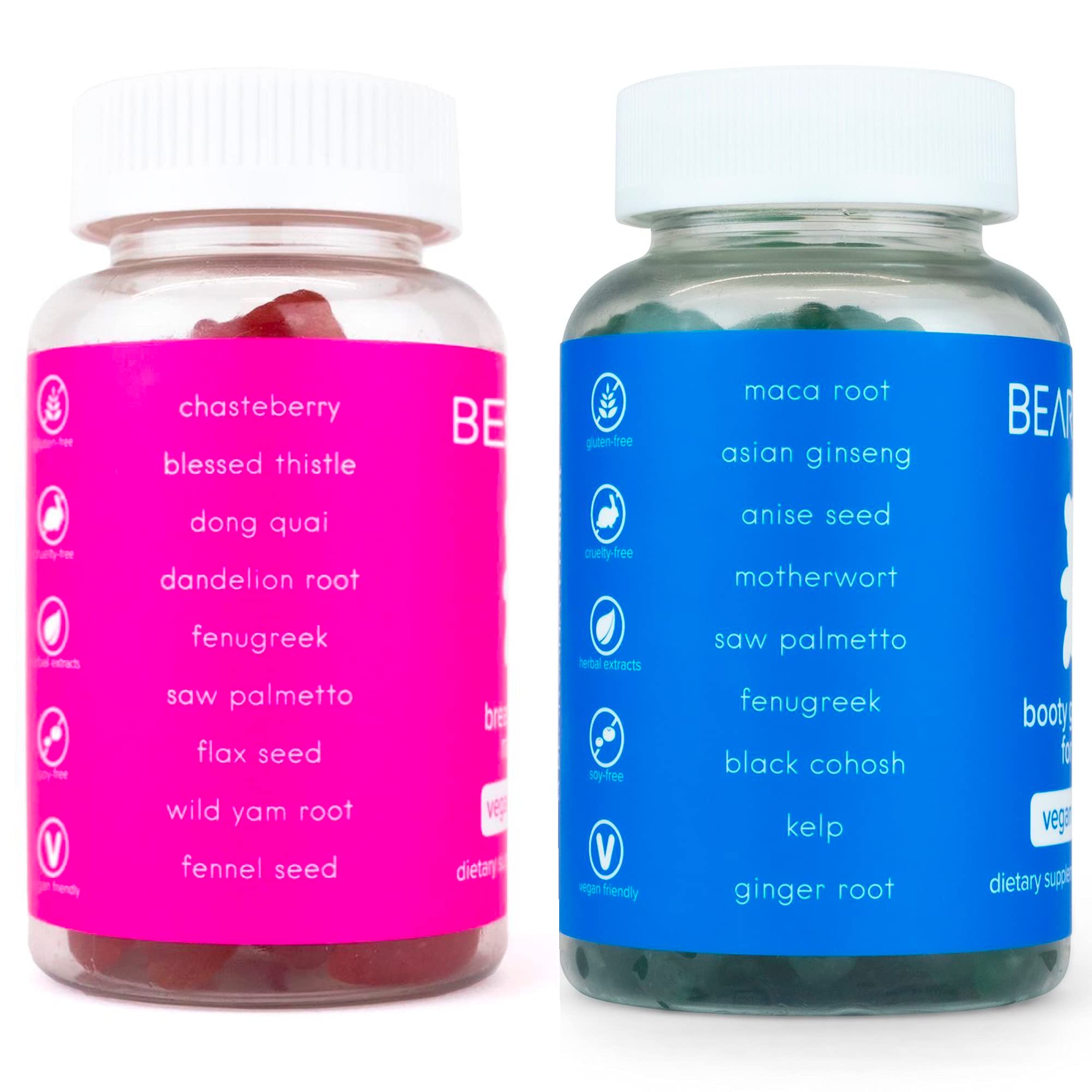 BEARVANA label on glass bottle ready for daily use.