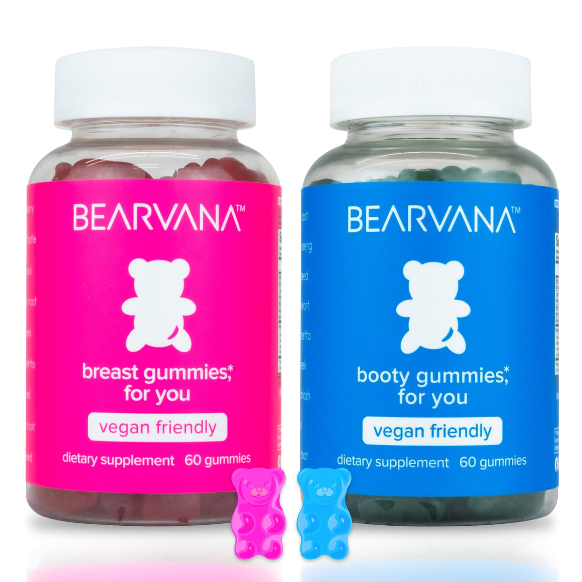 BEARVANA Top bottle label highlights herbal blend for daily wellness.