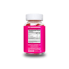 Close-up of BEARVANA berry-flavored gummies for a healthy routine