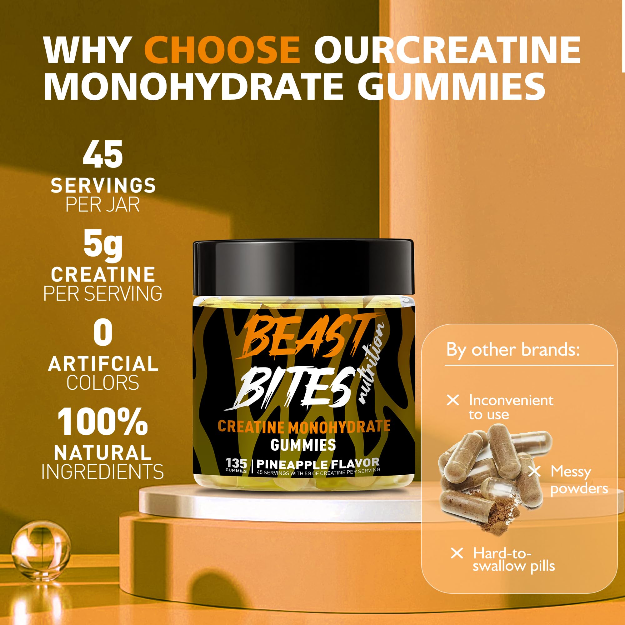 BEAST BITES Nutrition label details and nutrition facts.
