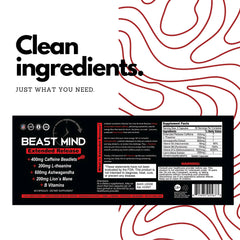 Beast Mind 600mg Ashwagandha capsule supports daily stress adaptation.