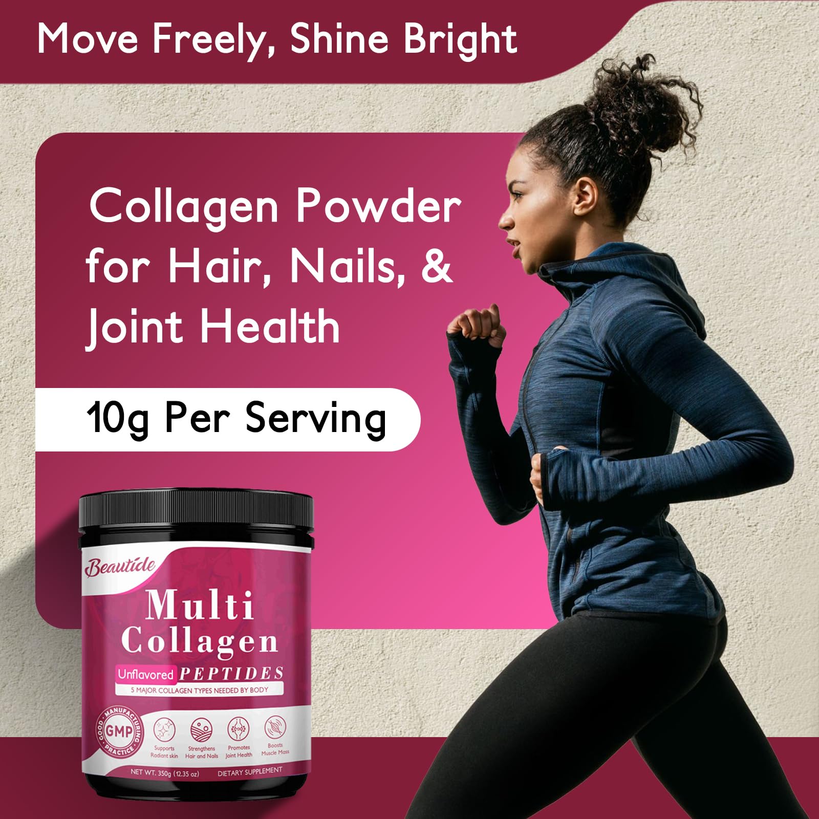 BEAUTIDE smoothie idea with collagen for a creamy wellness start.