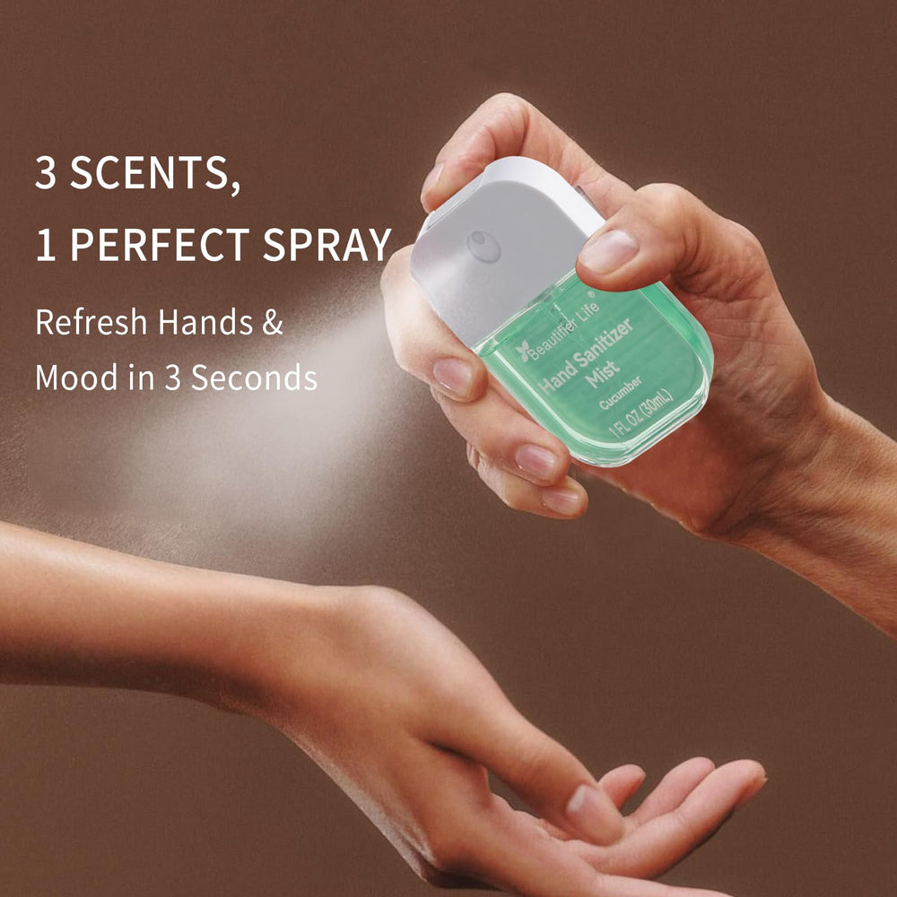 Beautifier Life 3-pack travel kit keeps three compact sprays handy.