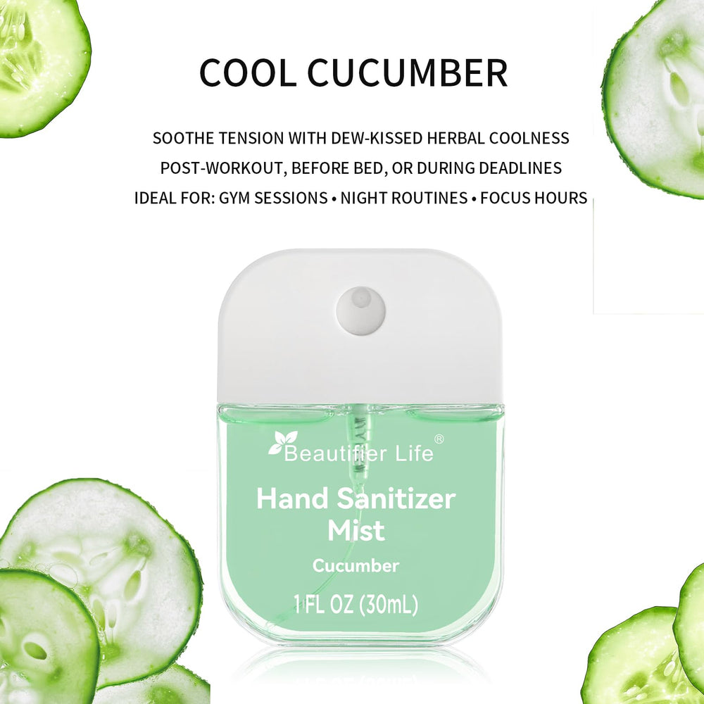 Beautifier Life 70% alcohol formula for rapid hand cleansing.