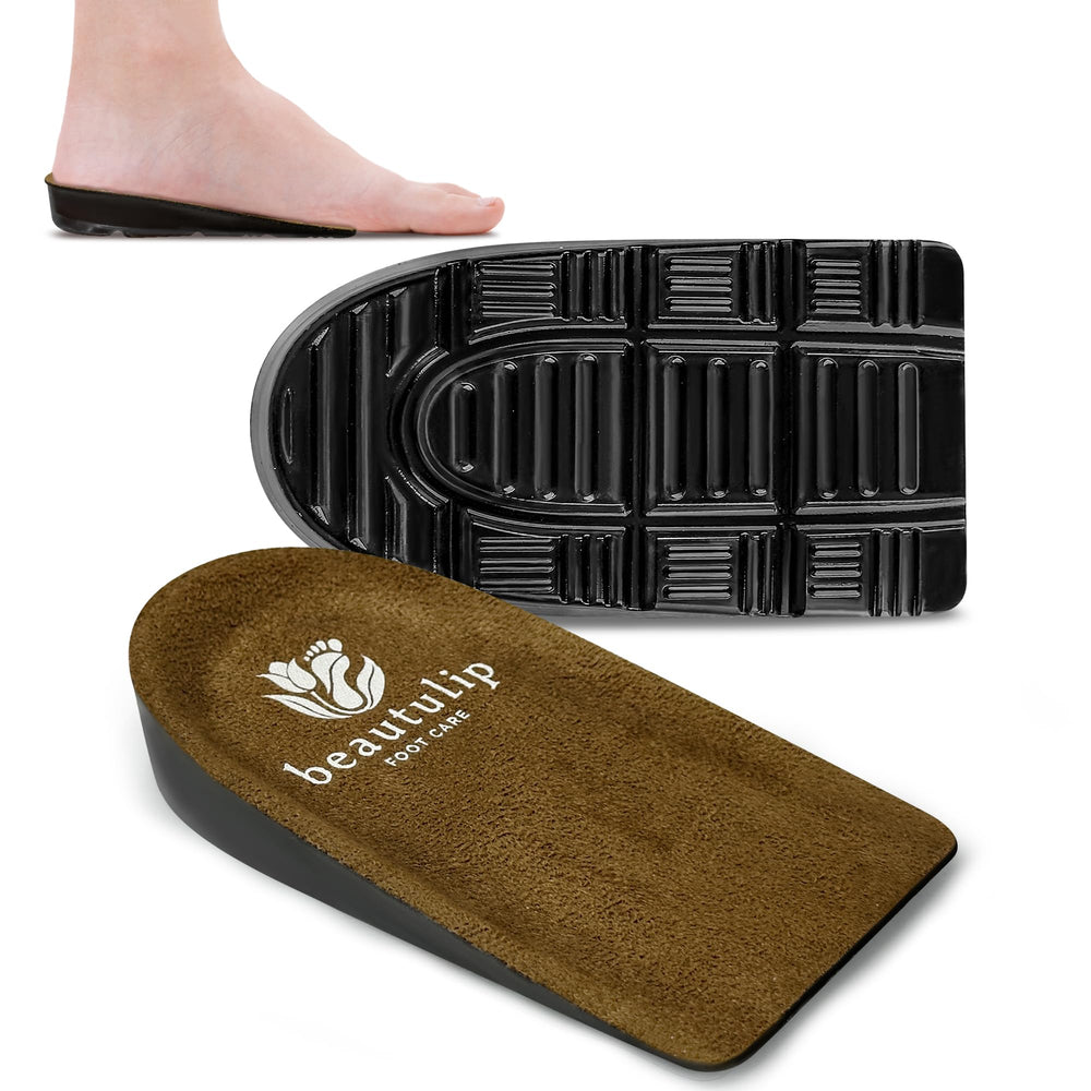 Beautulip Heel Cups with textured base prevent slipping for secure all-day wear.