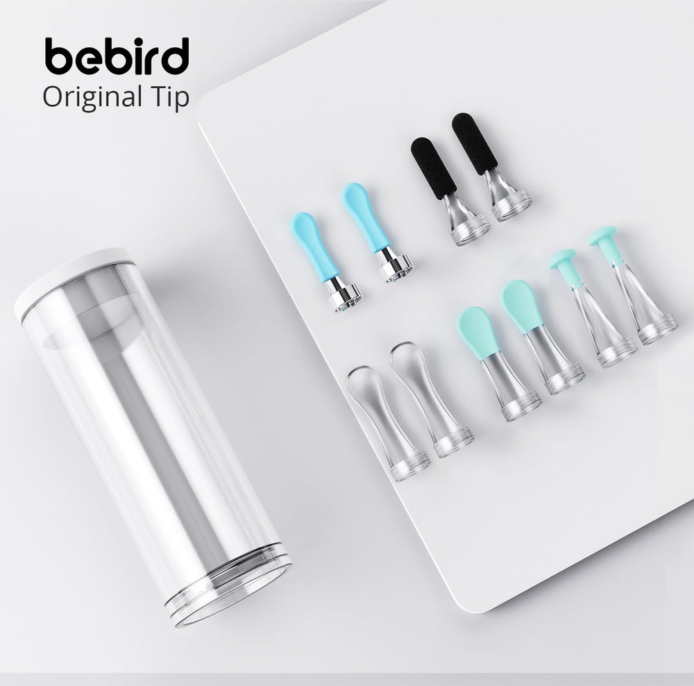 BEBIRD 10-piece ear spoon pack for wet and dry cleaning, convenient replacement kit.