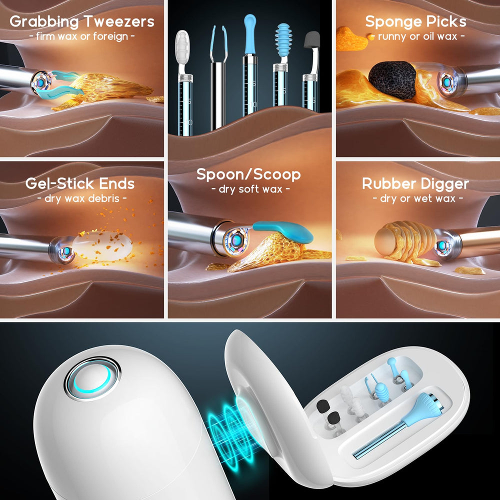 BEBIRD Home 30S wax-removal tips provide versatile cleaning tools for all ages