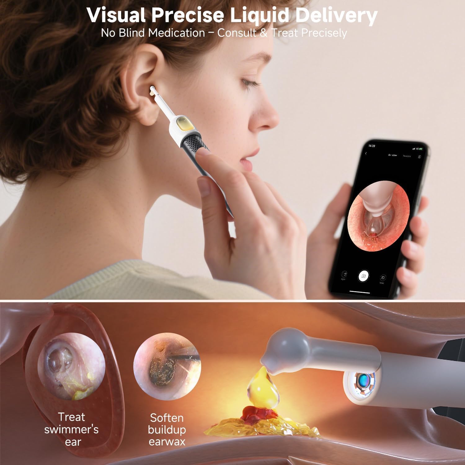 BEBIRD R1 Ultra visual ear dropper for accurate drops