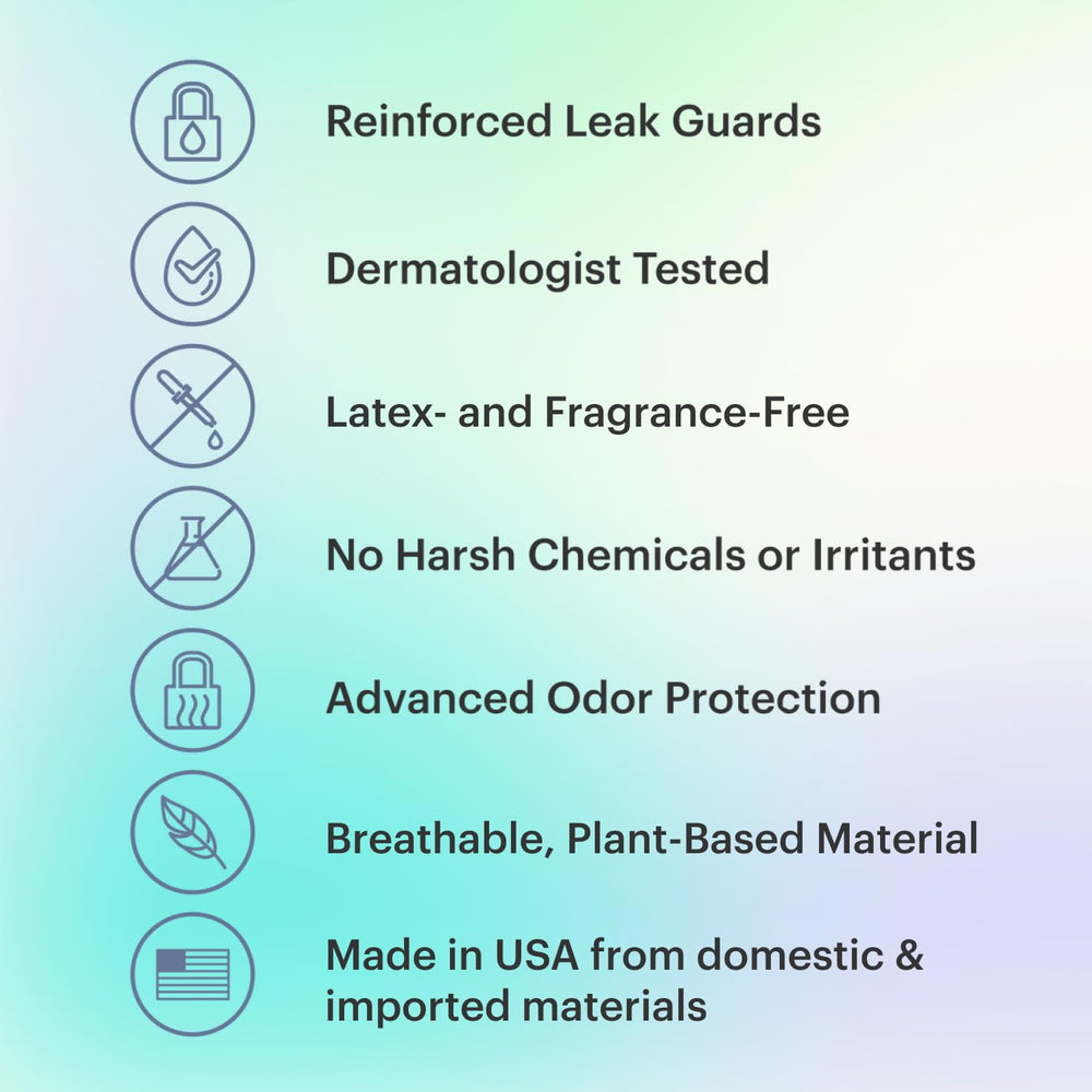 Because Fragrance-free and latex-free labeling image reassures sensitive users.