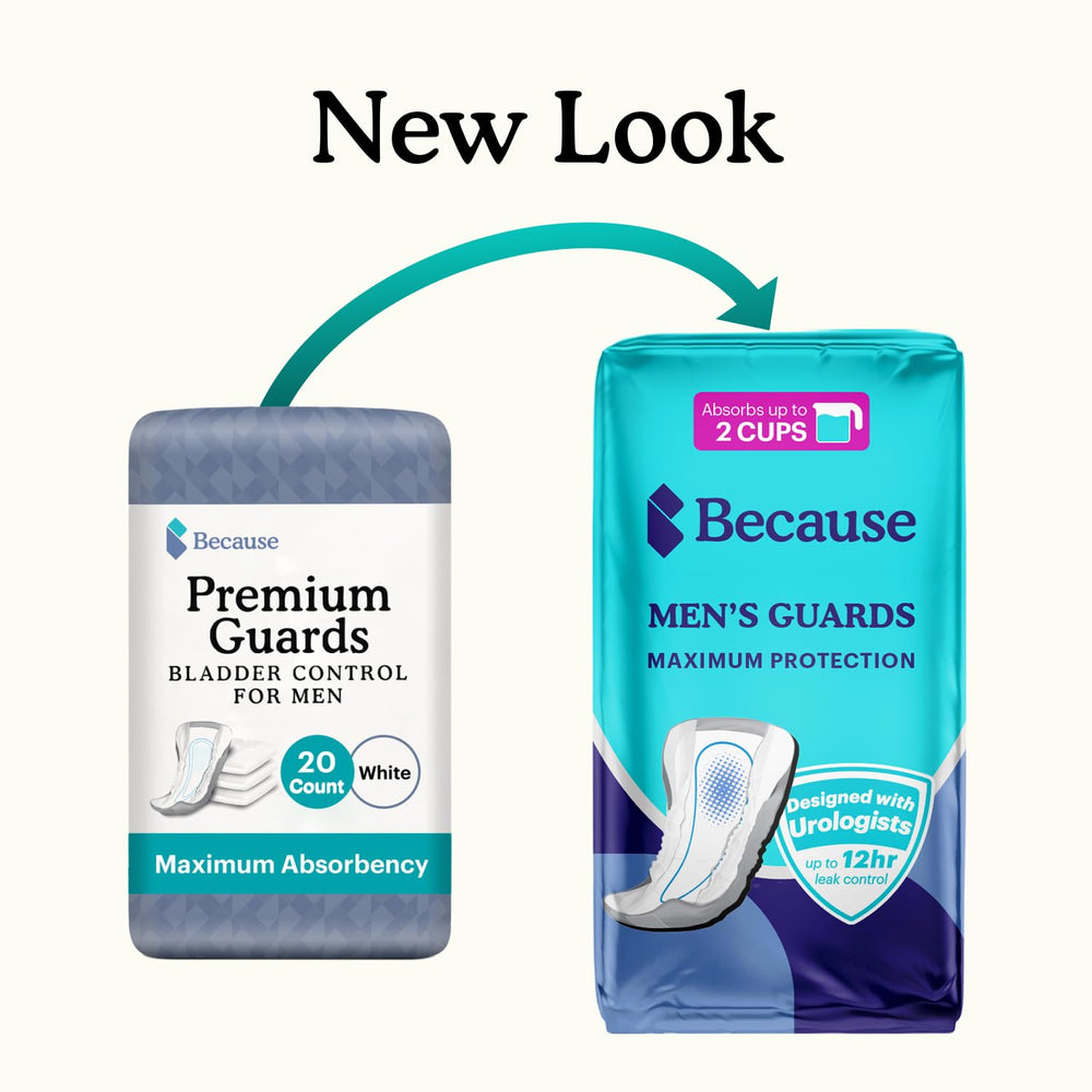 Because Premium Guards cup like fit stays secure in underwear for daily confidence