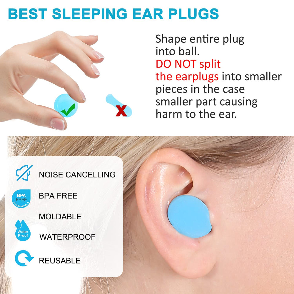 Becheln ear plugs designed for studying and quiet environments.