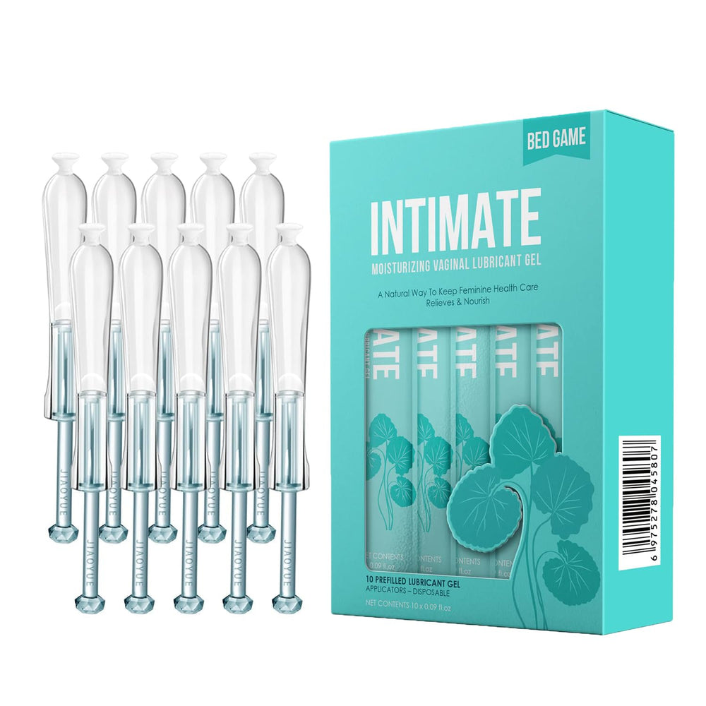 BED GAME vaginal moisturizer applicator close-up for precise, mess-free delivery.